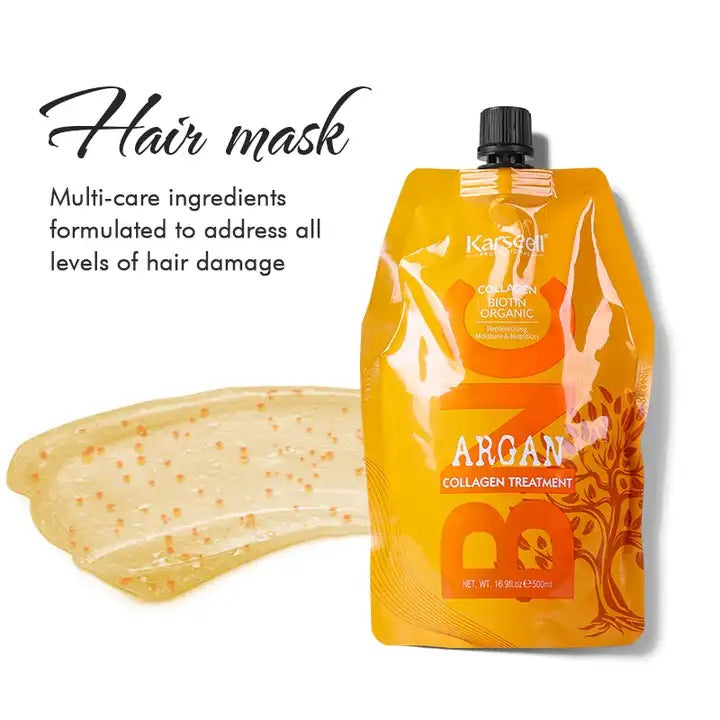 Karseell BNC Keratin Collagen Hair Mask For Dry Damaged & All Hair Types - 500ml