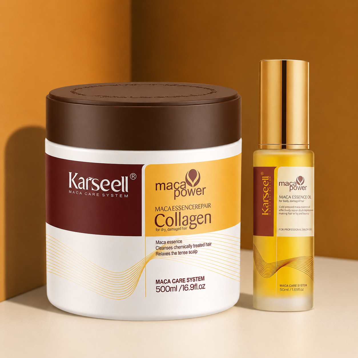 Karseell Collagen Hair Mask+Argan Oil Set